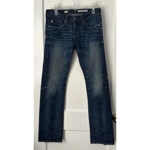 AG Adriano Goldschmied Women's 28 Blue jeans boot cut pants READ